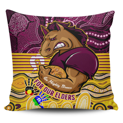 Brisbane Broncos Naidoc Week Custom Pillow Covers - Brisbane Broncos For Our Elders Aboriginal Inspired Pillow Covers Brisbane Broncos Naidoc Week Custom Pillow Covers - Brisbane Broncos For Our Elders Aboriginal Inspired Pillow Covers