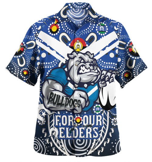 Canterbury-Bankstown Bulldogs Naidoc Week Custom Hawaiian Shirt - Bulldogs Naidoc Week For Our Elders Dot Art Style Hawaiian Shirt Canterbury-Bankstown Bulldogs Naidoc Week Custom Hawaiian Shirt - Bulldogs Naidoc Week For Our Elders Dot Art Style Hawaiian Shirt