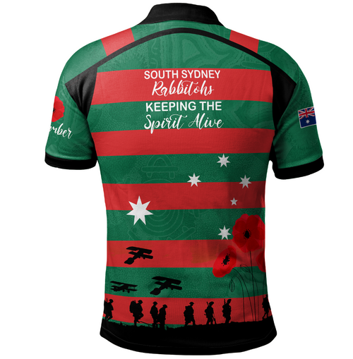 South Sydney Rabbitohs Polo Shirt - Keeping the Spirit Alive South Sydney Rabbitohs Polo Shirt - Keeping the Spirit Alive