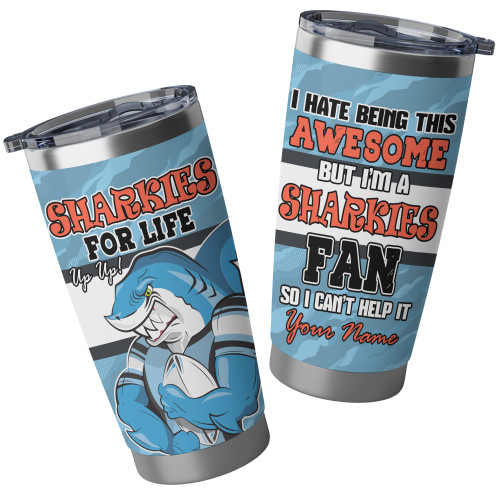 Cronulla-Sutherland Sharks Tumbler - I Hate Being This Awesome Tumbler Cronulla-Sutherland Sharks Tumbler - I Hate Being This Awesome Tumbler