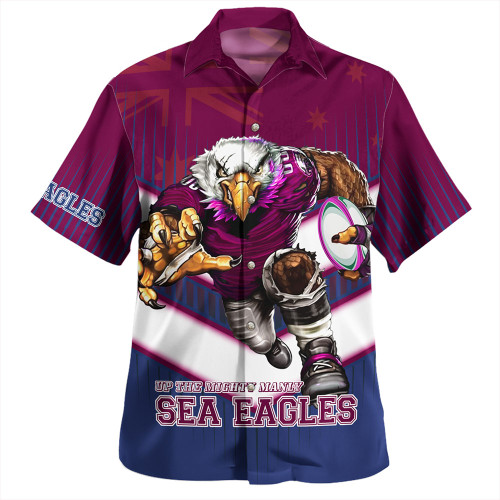Sydney's Northern Beaches Sport Hawaiian Shirt -  Sea Eagles Macost With Australia Flag Hawaiian Shirt