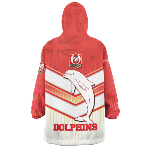 Redcliffe Sport Snug Hoodie - Dolphins Macost With Australia Flag  Snug Hoodie Redcliffe Sport Snug Hoodie - Dolphins Macost With Australia Flag  Snug Hoodie