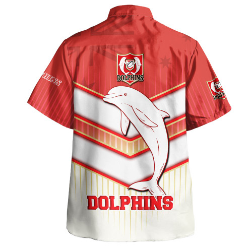 Redcliffe Sport Hawaiian Shirt - Dolphins Macost With Australia Flag  Hawaiian Shirt Redcliffe Sport Hawaiian Shirt - Dolphins Macost With Australia Flag  Hawaiian Shirt