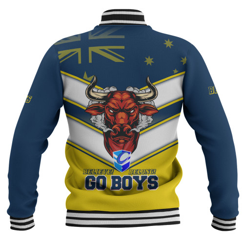 North Queensland Sport Baseball Jacket - Go Boys! Cowboys Macost With Australia Flag Baseball Jacket North Queensland Sport Baseball Jacket - Go Boys! Cowboys Macost With Australia Flag Baseball Jacket
