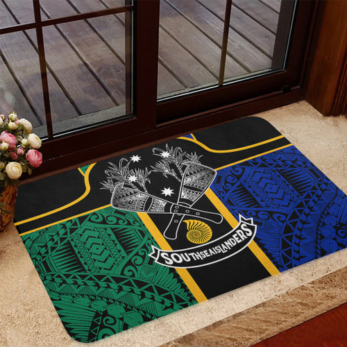 Australia South Sea Islanders Custom Door Mat - Australian South Sea Islanders Door Mat Australia South Sea Islanders Custom Door Mat - Australian South Sea Islanders Door Mat