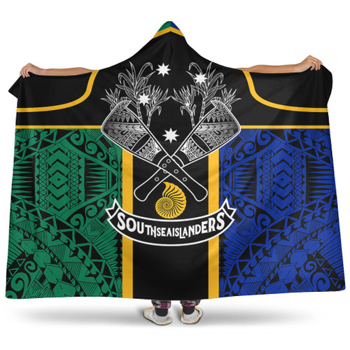 Australia South Sea Islanders  Custom Hooded Blanket - Australian South Sea Islanders Hooded Blanket Australia South Sea Islanders  Custom Hooded Blanket - Australian South Sea Islanders Hooded Blanket