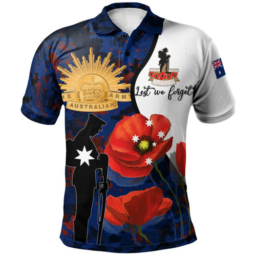 Australia Anzac Day Polo Shirt - Lest we forget