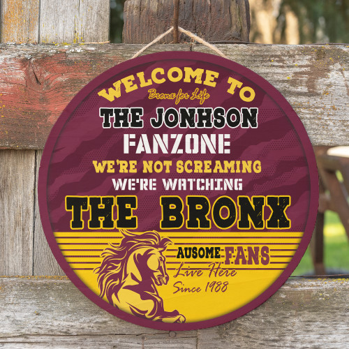 Broncos Door Sign - Welcome To Our Fan Zone Door Sign Broncos Door Sign - Welcome To Our Fan Zone Door Sign