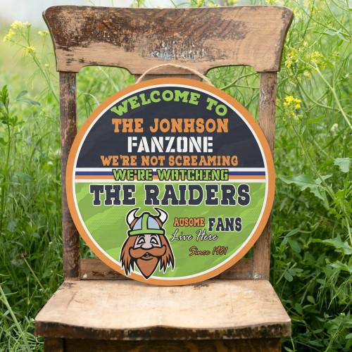 Canberra City Door Sign - Welcome To Our Fan Zone Door Sign Canberra City Door Sign - Welcome To Our Fan Zone Door Sign