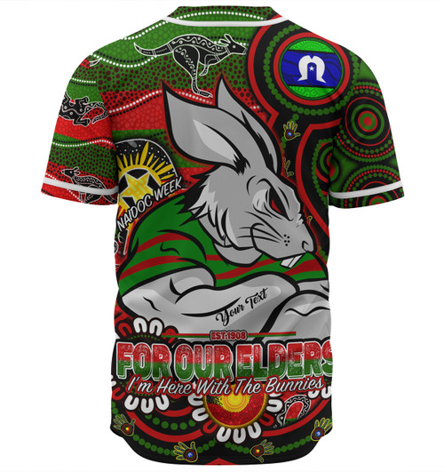 South Sydney Rabbitohs Custom Baseball Shirt - Bunnies For Our Elders Hoodie Baseball Shirt South Sydney Rabbitohs Custom Baseball Shirt - Bunnies For Our Elders Hoodie Baseball Shirt