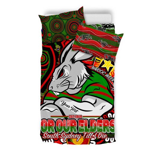 South Sydney Rabbitohs Custom Bedding Set - Bunnies For Our Elders Hoodie Bedding Set South Sydney Rabbitohs Custom Bedding Set - Bunnies For Our Elders Hoodie Bedding Set
