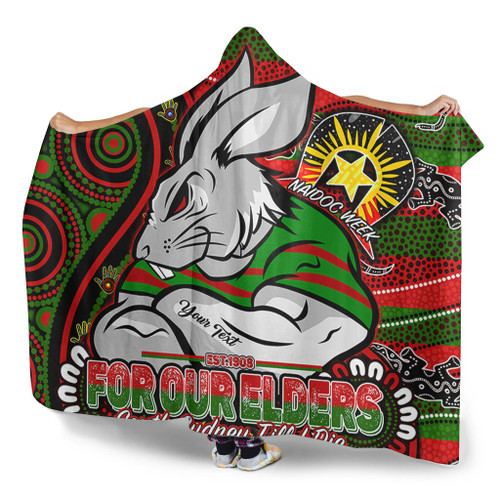 South Sydney Rabbitohs Custom Hooded Blanket - Bunnies For Our Elders Hoodie Hooded Blanket South Sydney Rabbitohs Custom Hooded Blanket - Bunnies For Our Elders Hoodie Hooded Blanket