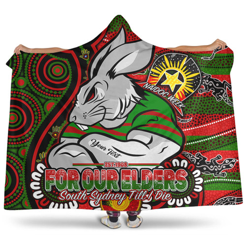 South Sydney Rabbitohs Custom Hooded Blanket - Bunnies For Our Elders Hoodie Hooded Blanket South Sydney Rabbitohs Custom Hooded Blanket - Bunnies For Our Elders Hoodie Hooded Blanket