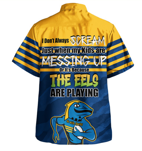 Parramatta Eels Mother's Day Hawaiian Shirt - Screaming Mom and Crazy Fan Parramatta Eels Mother's Day Hawaiian Shirt - Screaming Mom and Crazy Fan