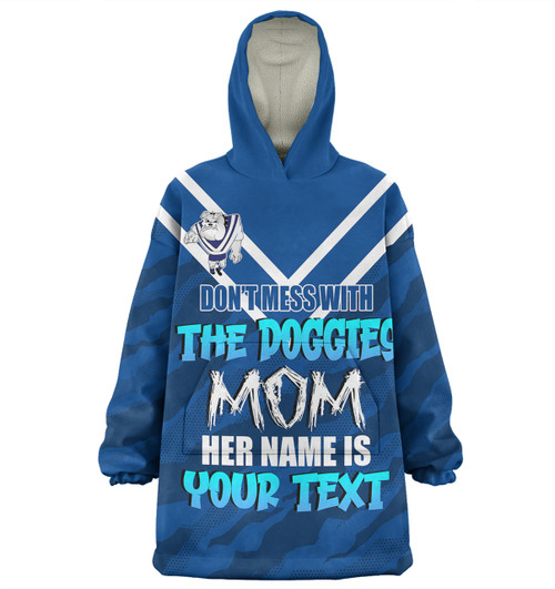 Canterbury-Bankstown Bulldogs Mother's Day Snug Hoodie - Screaming Mom and Crazy Fan