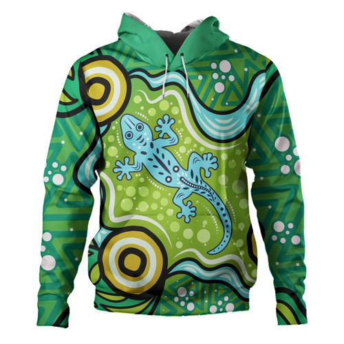 Australia Aboriginal Inspired Hoodie - Aboriginal Goanna Art Hoodie