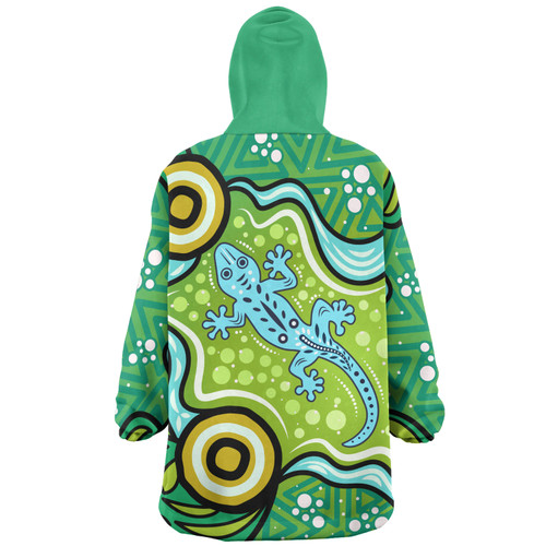 Australia Aboriginal Inspired Snug Hoodie - Aboriginal Goanna Art Snug Hoodie Australia Aboriginal Inspired Snug Hoodie - Aboriginal Goanna Art Snug Hoodie