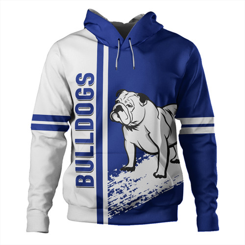 City of Canterbury Bankstown Sport Hoodie - Bulldogs Mascot Quater Style