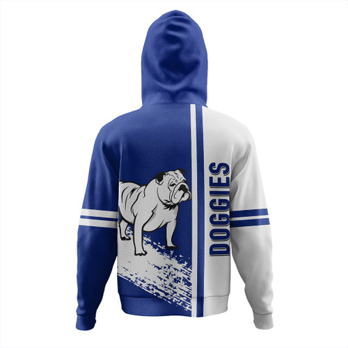 Canterbury-Bankstown Bulldogs Hoodie - Bulldogs Mascot Quater Style Canterbury-Bankstown Bulldogs Hoodie - Bulldogs Mascot Quater Style