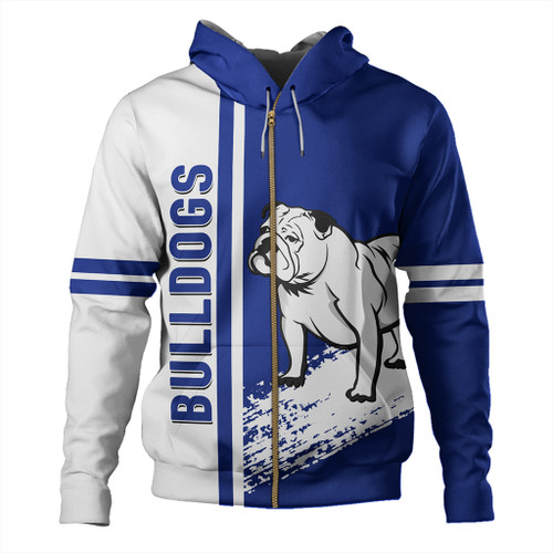 Canterbury-Bankstown Bulldogs Hoodie - Bulldogs Mascot Quater Style Canterbury-Bankstown Bulldogs Hoodie - Bulldogs Mascot Quater Style