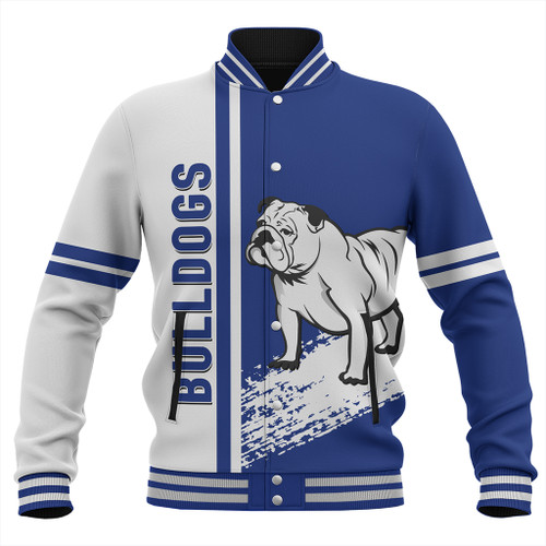 City of Canterbury Bankstown Sport Baseball Jacket - Bulldogs Mascot Quater Style
