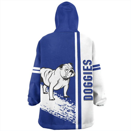 Canterbury-Bankstown Bulldogs Snug Hoodie - Bulldogs Mascot Quater Style Canterbury-Bankstown Bulldogs Snug Hoodie - Bulldogs Mascot Quater Style