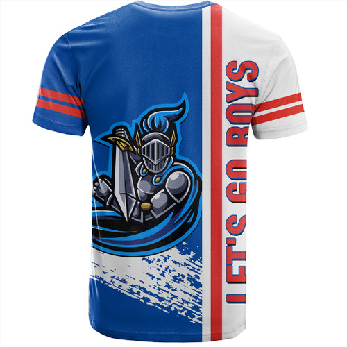 Newcastle Knights Sport T-Shirt - Knights Mascot Quater Style Newcastle Knights Sport T-Shirt - Knights Mascot Quater Style