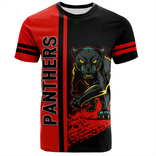 Penrith Panthers Sport T-Shirt - Panthers Mascot Quater Style