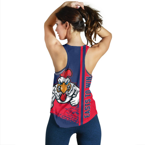 Sydney Roosters Women's Racerback Tank - Sydney Roosters Mascot Quater Style Sydney Roosters Women's Racerback Tank - Sydney Roosters Mascot Quater Style