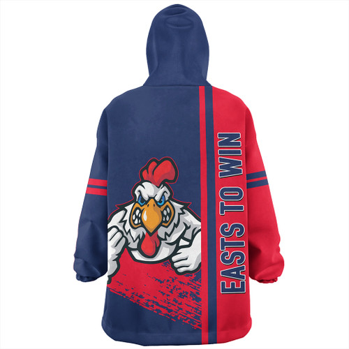 Sydney Roosters Snug Hoodie - Sydney Roosters Mascot Quater Style Sydney Roosters Snug Hoodie - Sydney Roosters Mascot Quater Style