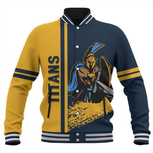 Gold Coast Sport Baseball Jacket - Titans Mascot Quater Style