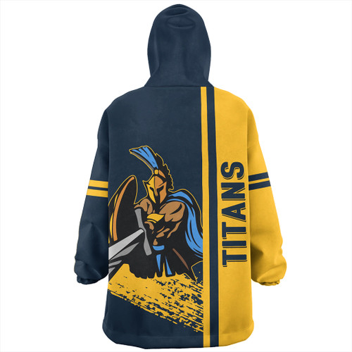 Gold Coast Titans Sport Snug Hoodie - Gold Coast Titans Mascot Quater Style Gold Coast Titans Sport Snug Hoodie - Gold Coast Titans Mascot Quater Style