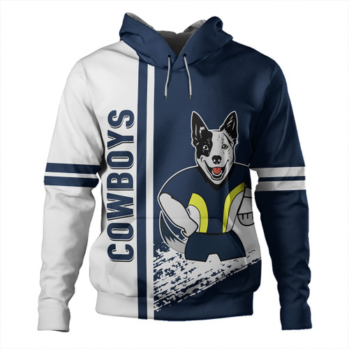 North Queensland Sport Hoodie - Cowboys Mascot Quater Style