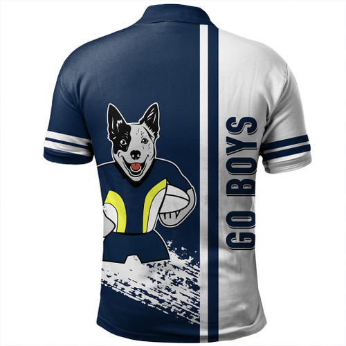 North Queensland Cowboys Polo Shirt - North Queensland Cowboys Mascot Quater Style North Queensland Cowboys Polo Shirt - North Queensland Cowboys Mascot Quater Style