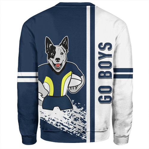 North Queensland Cowboys Sweatshirt - North Queensland Cowboys Mascot Quater Style North Queensland Cowboys Sweatshirt - North Queensland Cowboys Mascot Quater Style