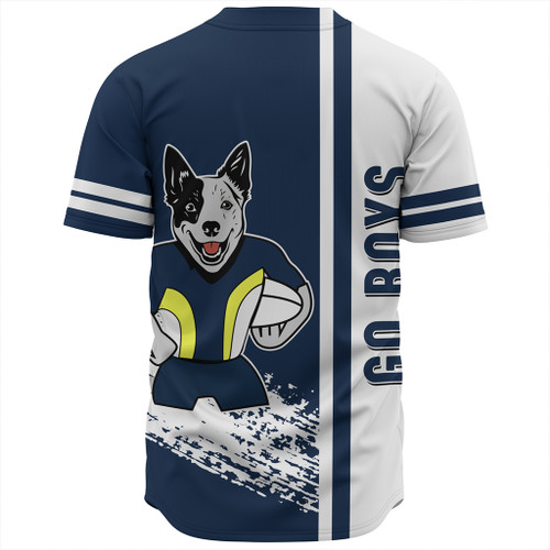 North Queensland Cowboys Baseball Shirt - North Queensland Cowboys Mascot Quater Style North Queensland Cowboys Baseball Shirt - North Queensland Cowboys Mascot Quater Style