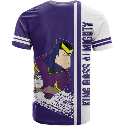 Melbourne Storm T-Shirt - Melbourne Storm Mascot Quater Style Melbourne Storm T-Shirt - Melbourne Storm Mascot Quater Style