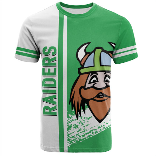 Canberra City Sport T-Shirt - Raiders Mascot Quater Style