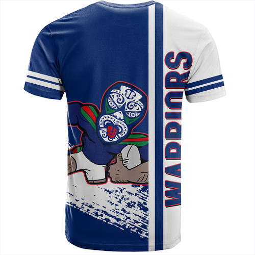 New Zealand Warriors Sport T-Shirt - Warriors Mascot Quater Style