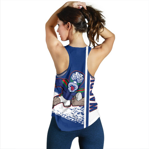 New Zealand Warriors Sport Women's Racerback Tank - Warriors Mascot Quater Style New Zealand Warriors Sport Women's Racerback Tank - Warriors Mascot Quater Style