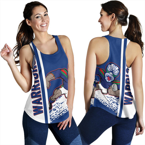 New Zealand Warriors Sport Women's Racerback Tank - Warriors Mascot Quater Style New Zealand Warriors Sport Women's Racerback Tank - Warriors Mascot Quater Style