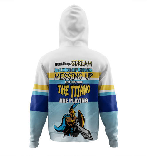 Gold Coast Titans Mother's Day Hoodie - Screaming Mom and Crazy Fan Gold Coast Titans Mother's Day Hoodie - Screaming Mom and Crazy Fan