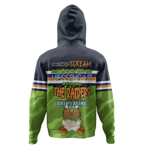 Canberra Raiders Mother's Day Hoodie - Screaming Mom and Crazy Fan Canberra Raiders Mother's Day Hoodie - Screaming Mom and Crazy Fan
