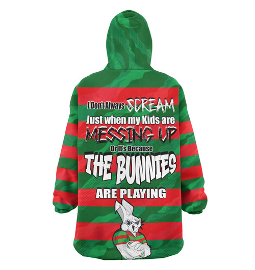 South Sydney Rabbitohs Mother's Day Snug Hoodie - Screaming Mom and Crazy Fan South Sydney Rabbitohs Mother's Day Snug Hoodie - Screaming Mom and Crazy Fan