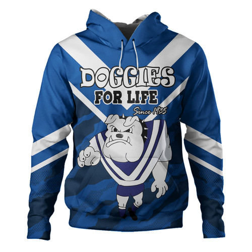 Canterbury-Bankstown Bulldogs Custom Hoodie - I Hate Being This Awesome But Bulldogs Hoodie