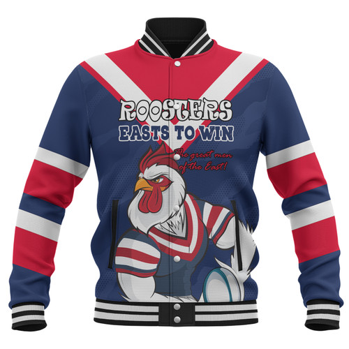 Sydney Roosters Custom Baseball Jacket - I Hate Being This Awesome But Sydney Roosters Baseball Jacket