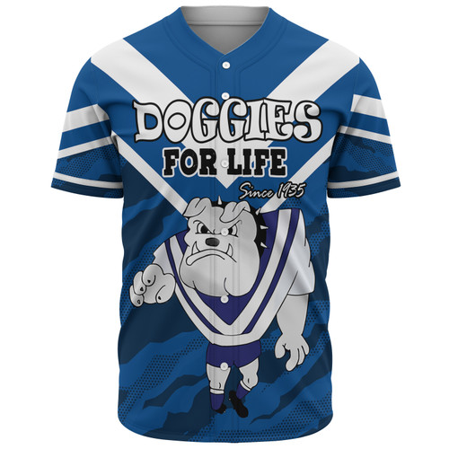 Canterbury-Bankstown Bulldogs Custom Baseball Shirt - I Hate Being This Awesome But Bulldogs Baseball Shirt