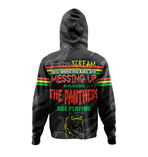 Penrith Panthers Father's Day Hoodie - Screaming Dad and Crazy Fan Penrith Panthers Father's Day Hoodie - Screaming Dad and Crazy Fan