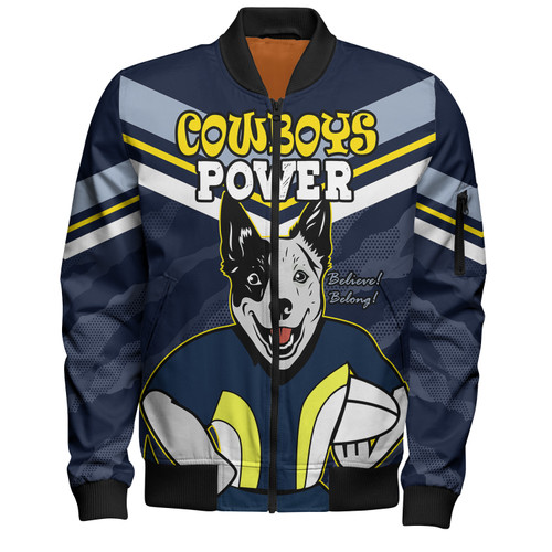North Queensland Cowboys Custom Bomber Jacket - I Hate Being This Awesome But North Queensland Cowboys Bomber Jacket