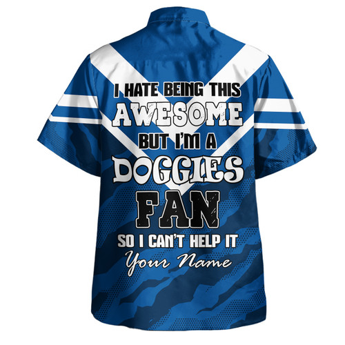 Canterbury-Bankstown Bulldogs Custom Hawaiian Shirt - I Hate Being This Awesome But Bulldogs Hawaiian Shirt Canterbury-Bankstown Bulldogs Custom Hawaiian Shirt - I Hate Being This Awesome But Bulldogs Hawaiian Shirt